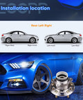 Rear Five-Lug Wheel Bearing And Hub Assembly With ABS Compatible With Hyundai Azera 2011 2017 Sonata 2010 2014 installation guide