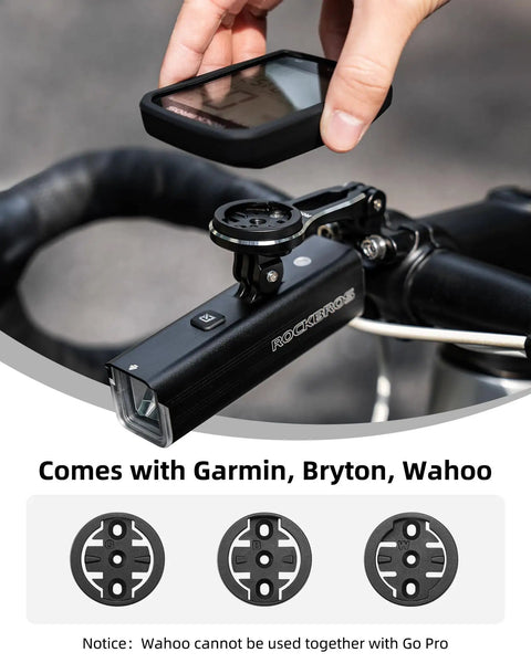 Slick Out Front Bike Computer Mount For Handlebar Up To Four Centimeters Lightweight Aluminum Front Mount For Cycling