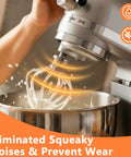 Food Grade Lubricant for Kitchen Gear and Home Appliances, Odorless PTFE Grease for Stand Mixers, eliminates noise