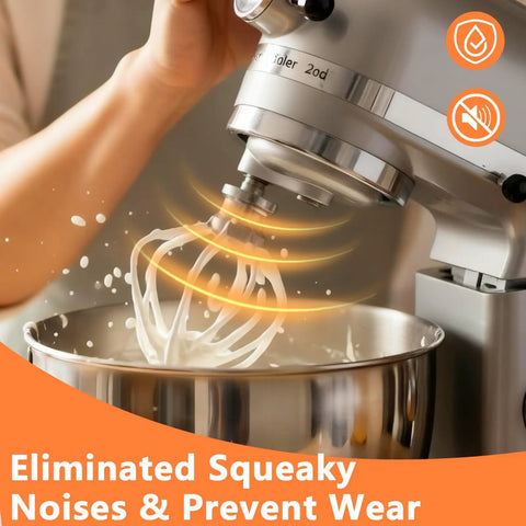 Food Grade Lubricant for Kitchen Gear and Home Appliances, Odorless PTFE Grease for Stand Mixers, eliminates noise