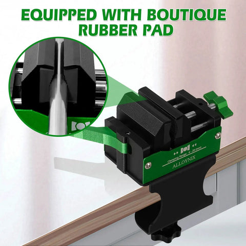 Professional Golf Club Regripping Kit With No Drill Vise Clamp And Quick Release Universal Fit 6 To 28 Millimeter Shafts rubber pad detail