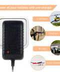 RC Car Battery Charger For NiMH NiCd Packs With Smart Balanced Charging, Overload Protection; charger with toy compatibility