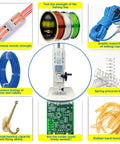 Manual Horizontal Digital Push Pull Force Tester For Tensile And Compressive Testing bench top unit for rope, wire, spring, and fishing line tests