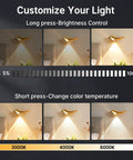 Customize your light settings with Super Sleek Bird Motion Sensor Wall Light With Heavy Duty Rechargeable Battery 2 Pack.