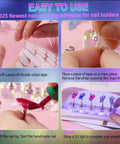 Step-by-step guide using Pro Grade Magnetic Nail Stand For Press Ons With Thick Base And Taller Pegs Anti Tip Acrylic Nail Holder