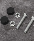 Heavy Duty Hood Adjustment Bumpers Stopper For Your Chevy Nova Or Classic Muscle Car Engine Bay Kit Made With Durable Aluminum Alloy And Rubber To Fix Sagging Prevent Rattling And Keep Gaps Perfect For Daily Cruising Or Show Time Use, aluminum bolts and rubber pads