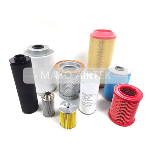 Various air filters including Air Filter For Becker Vacuum Pump Replacement 909505 90950500000 Direct Fit, in different shapes and colors.