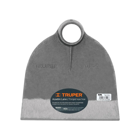 Lane No 2 Field Hoe Head Beefy 2 Lb Forged Steel Pro Grade Heavy Duty Replacement, trapezoid-shaped with reinforced socket