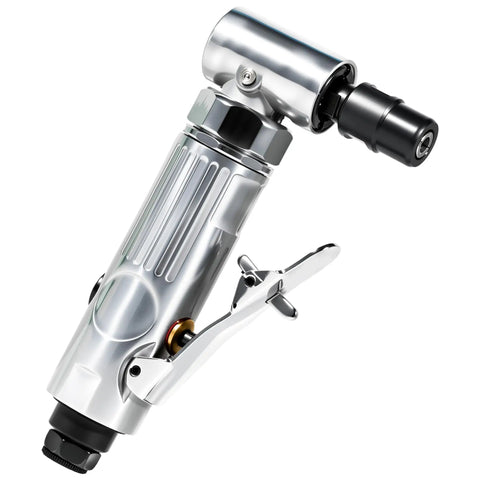 Right Angle Air Die Grinder, 22000Rpm Pneumatic Tool With 1/4 Inch Chuck And Flow Regulator, ergonomic design for precision metal working.