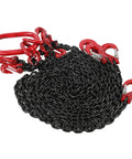 Four Way Chain Slings With Four Legs And Sling Hooks Lifting Chain Adjustable 6mm 2 Meter 1 Ton Capacity For Mines Ports Buildings And Steel Plants Industrial Grade, coiled and ready for use.