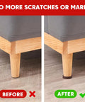 Heavy Duty Rubber Furniture Floor Protectors 2x2 Round Caster Cups Anti Slip Bed Stopper For Couch Sofa Chair Legs Non Scratch