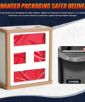 Enhanced packaging for heavy duty 2 in 1 detachable tool chest on wheels with 10 drawers lockable top box and bottom cart