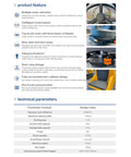 Technical specifications and features of Beast Ride On Floor Scrubber For Large Spaces With A 45 Inch Cleaning Path Delivers About 70 000 Sq Ft Per Hour Dual Disc Brush 53 Gallon Water Tank Heavy Duty Floor Cleaning Machine For Warehouses Malls And Industrial Use.