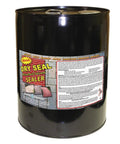 Solvent Based Acrylic Wet Look Concrete Sealer Slaps On Quick To Beat The Dust And Deliver A Solid Glossy Finish in black container.