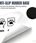 Cat Eat Ramen Meme Mouse Pad Slaps Your Desk With Style, 12x16 Inch, non-slip rubber base detail with paw design