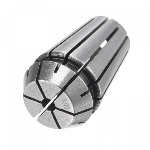 ER16 Spring Collet One Eighth Inch Clamping Diameter For CNC Milling Engraving Lathe Machines Pack Of Two 40Cr Steel High Precision 0.015mm