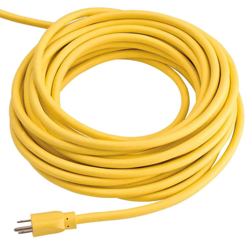 Yellow 50-foot power cord for Corded High Speed Floor Burnisher, 20 Inch Cleaning Width, 120V, 1.5 HP, 1500 RPM