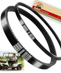 Club Car DS Precedent Drive Belt And Starter Generator Belt Kit For Golf Cart 1997 Up And Precedent 2004 Up For FE290 FE350 Motors