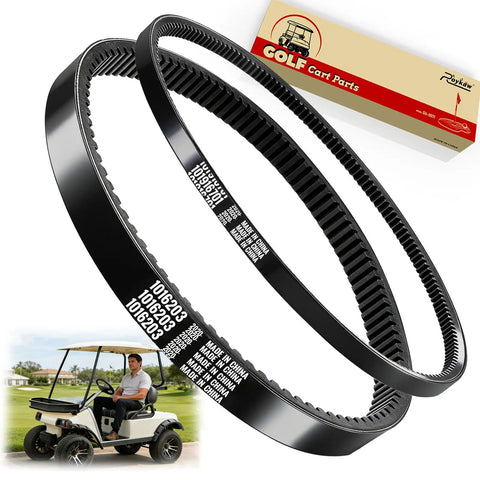 Club Car DS Precedent Drive Belt And Starter Generator Belt Kit For Golf Cart 1997 Up And Precedent 2004 Up For FE290 FE350 Motors