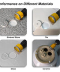 Diamond Hole Saw Kit 10 Pieces With Pilot Bits For Tile Ceramic Glass Pro Grade Set cutting materials.