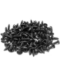 100 Pieces No 8 Wood Screws Half Inch Truss Head Phillips Carbon Steel With Black Oxide Coating For Indoor Outdoor DIY Projects Coarse Thread Rust Resistant Fasteners In Durable Storage Bag