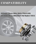Front Left And Right Wheel Bearing Hub Assembly For Nissan Altima 2007 2012 2.5L Four Cylinder 5 Lug With ABS Encoder Pair Hubs Replaces 513294 Fits Both Sides Bolt Right Up