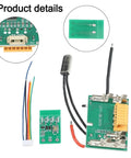 18V Li Ion Battery Protection Circuit Board For Power Tool Batteries Overvoltage Overcurrent Undervoltage Overheat Safe Copper PCB