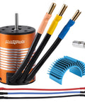 540 Brushless RC Motor 5900KV With 3.175mm Shaft And Heatsink Upgrade For 1/10 Scale RC Cars And Trucks Perfect For Serious Bashers
