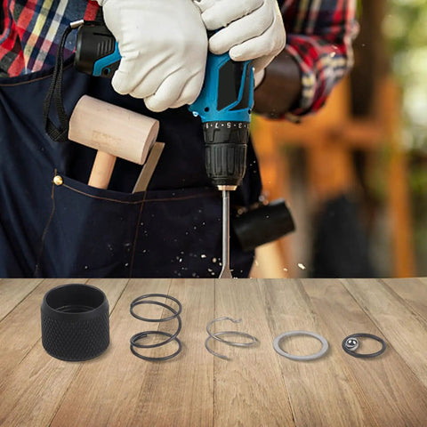 Bit Holder Chuck Repair Kit For Impact Drivers Pro Grade Includes Sleeve Spring Steel Ball Ring Washer And Steel Washer For DCF885 Series