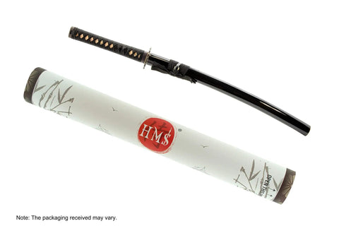 Unsharpened Aluminum Alloy Wakizashi Iaito For Iaido Training Sword With A 21 Inch Blade and case packaging