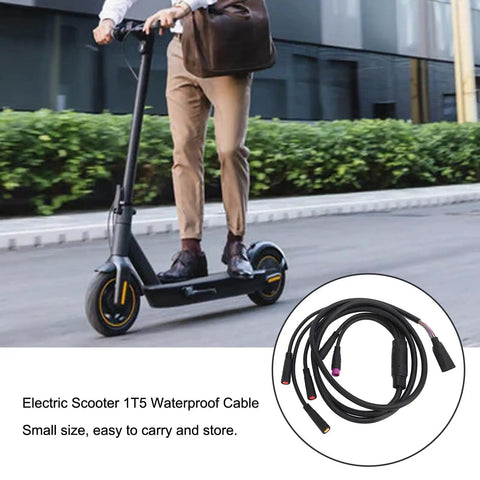 Integrated Wiring Harness For Electric Scooters With Central Control Line 1T5 Cable 13 Core Copper Wire Durable Copper Core Replacement Kit Compact And Easy To Install Plug And Play Upgrade For Reliable Wiring