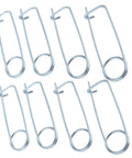 Heavy Duty Steel Brooch Shape Cotter Pins Set Quick Lock Safety Pins Locking Fasteners For Farm Lawn Garden And Hitch Applications 8 Pack