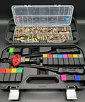 Beast Mode 16 Inch Rivet Nut Tool Kit With 17 Metric And SAE Mandrels, 256 Pieces Assorted Rivet Nuts in Rugged Carrying Case