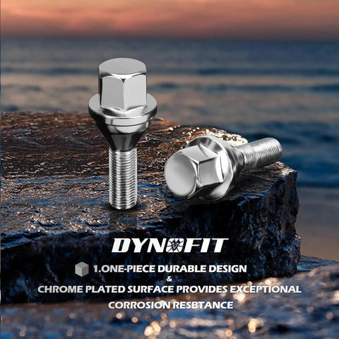 Top Shelf 20 Pcs Slick Chrome Lug Bolts For Jeep And Dodge Wheel Setup Compatible With Renegade Compass Cherokee Aluminum Rims 12X1.25 Thread 19Mm Hex Socket Upgrade, showcasing durable chrome lug bolts.