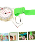 Thumb Type Directional Compass For Outdoor Navigation, Portable Hiking Tool, Durable Acrylic Pocket Compass For Camping