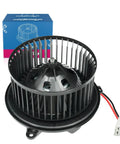 Heavy Duty Front Blower Motor For 2013 To 2016 Dodge Dart Tough Built HVAC Heating Fan with black housing and connector.