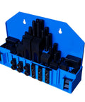 Heavy Duty Hold Down Clamp Set 58 Piece For Bridgeport Milling Machines With Three Quarter Inch Slot And Five Eighth Inch Stud