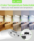 4Ft LED Shop Lights for Garage and Workshop, Ultra Bright 4800 Lumens, 5 Color Temperature 2700K to 6500K, 120V, Linkable Two Pack