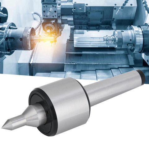 MT3 60° CNC live center with carbon steel body for lathe tailstock use