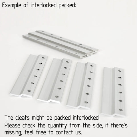 Heavy Duty Z Bar Picture Hanging Kit 12 Inch French Cleat Wall Mounts for Art, showing interlocked aluminum cleats.