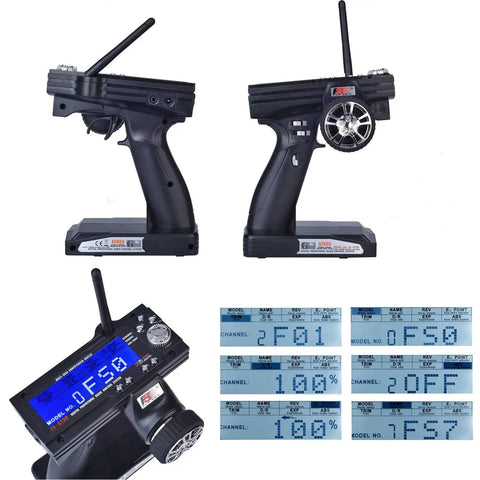 Gt3b 3 Channel RC Transmitter And Receiver For RC Cars Trucks Crawlers And Boats 2 4Ghz AFHDS Remote Controller With LCD display