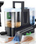 Electric Spin Scrubber With 4 Replaceable Brush Heads And Adjustable Extension Handle Pro Bathroom Tile Cleaner 400 RPM