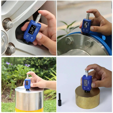 7 In 1 Portable Hardness Tester For Aluminum And Steel Alloys, Superficial Durometer Testing Machine, Leeb Hardness Tester, Hardness Testing Equipment LS252DC, On The Go Metal Material Gauge on metal parts