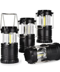 Collapsible Camping Lantern 4 Pack Battery Operated LED Super Bright Light for Power Outages Indoor Outdoor Emergency Kit Portable