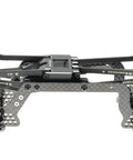 Beefed Up Heavy Duty Stainless Steel High Clearance Link Set For TRX4M Defender And Bronco Black Coated Drop In Replacement For Stock Plastic Links Precision Machined For Stable Performance 42g Per Set installed on TRX4M crawler chassis