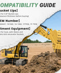 Excavator using Bolt On Trenching Bucket Teeth For Skid Steers And Mini Excavators Five Eighth Inch Lip Fit With Bolts And Nuts