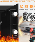 Compact Home Safe 1.2 Cubic Fireproof And Waterproof with drill-resistant lock and security features.