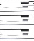 Throttle Return Spring Kit For Predator 212cc And Coleman Mini Bikes Go Karts Governor Rod And Cable Linkage For GX160 GX200 BT200X CT200U KT196 Baja MB200 Engines, 9-piece springs and rods