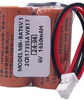 8 Pack 6V 1650mAh Lithium Backup Battery For MR J4 Servo CNC PLC With Memory Backup Power For Alarm Systems And PLC Data Retention