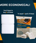 Total Game Changer Wood Stain Pads 10 Pack Precision Applicators For Flooring And Furniture Refinishing showing economical comparison with foam pads.